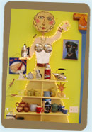 Geg Jaris Beautiful Woman Sculpture at the Trick Dog Art Gallery, Elberta Michigan