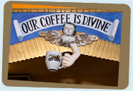 Enjoy a latte while you browse our regional art, Elberta Michigan